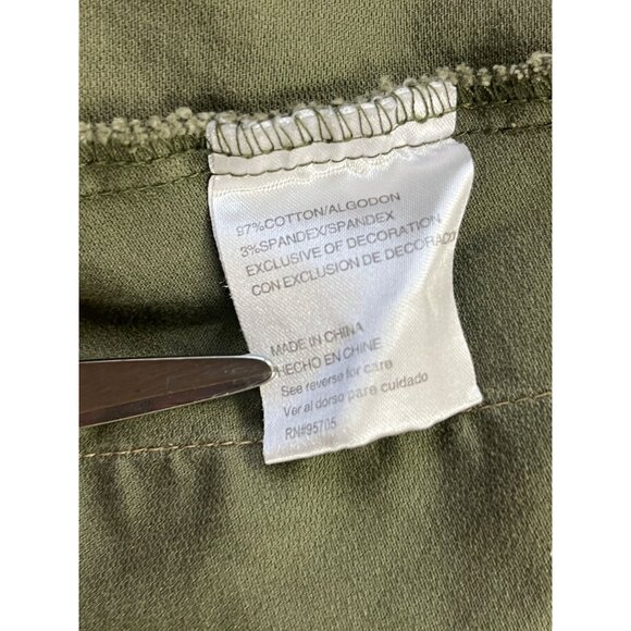 Plugg Y2K Blazer Womens Medium Green Military Utility Patch Sleeve 90s Grunge - Picture 9 of 13